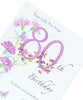 Kathryn White 80th Birthday Greeting Card