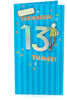 13th Today Official Teenager 3D Birthday Card