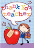 " Thank You Teacher " Quality Thank You Card