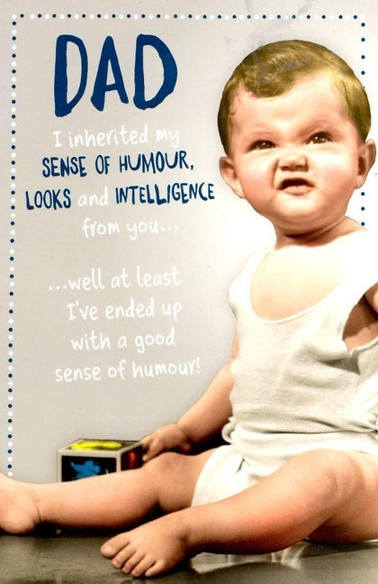 Funny I've Inherited Father's Day Card Crackers Greeting Card