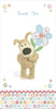 Boofle Flower Greeting Card Thank You
