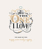 For The One I Love Classic Black And Gold Valentine's Day Card