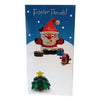 Cute Santa & Robin Christmas Money Wallet Card