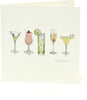 Birthday Card for Her Wine Champagne, Cocktails and Prosecco Design