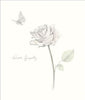 Pack of 6 Sorry For Your Loss Rose Flower Design Sympathy Cards