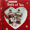 Elliot and Buttons Heart Felt Couple Christmas Card Both Of You