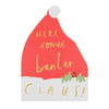 Cut into the Shape of a Christmas Hat Christmas Card