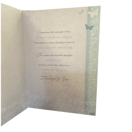 Thinking of You at Difficult Time Caring Thought Card