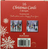 Pack of 16 Christmas Cards 2 Designs Kids Ice Skating Friends And School