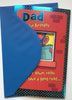 Dad Fold Out Birthday Card Monkey Reading