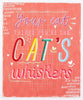 Valentine Card from The Cat Embossed Text Design
