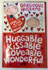 Gorgeous Husband Love & Kisses Humour Valentine's Card {DC}