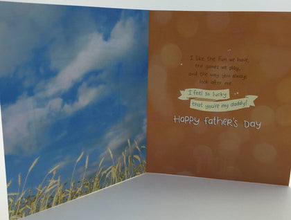 For a Daddy Who is Loved lot Fathers Day Greeting Card