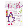 Christmas Card To Mum 'With Love'