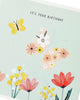 Cute Flower Design Birthday Card