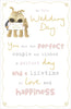 Boofles With Just Married Board Design Wedding Day Card