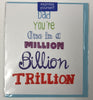Dad You're One in a Million, Birthday Greetings Card