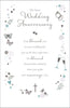 God Blessed Nice Verse Wedding Anniversary Card