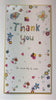 Sweet Butterflies Bird & Flowers Thank You Greeting Card