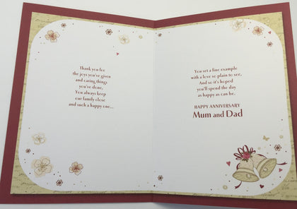 Mum and Dad Anniversary Card