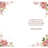 Pink Flowers Birthday Card For A Very Special Nan