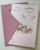 Teddy Baby Girl Card