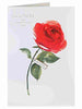 Single Rose Wife Valentine's Day Card