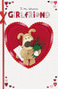 Boofle Girlfriend Valentine's Day Card
