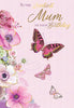 Second Nature Mum Birthday Card 'to The Loveliest Mum on Your Birthday'.