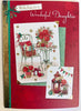 For Daughter Colourful Glitter Finished Flower And Gift Christmas Card
