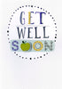 Get Well Soon Pretty Hand-Finished feel better New Just to Say Greeting Card