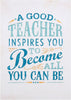 Thank You Card 'For Teacher'