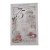 75 Today Open Female Birthday Opacity Card