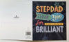Thank You Stepdad Typography Father's Day Card