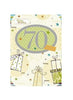 70th Happy Birthday Card