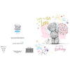 Me To You Bear Lots Of Love Birthday Card
