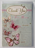 Soft Whispers Thank you Very Much Card Butterfly Design