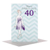 Hallmark 40th Birthday Studio Card "Celebrate and Enjoy" Medium