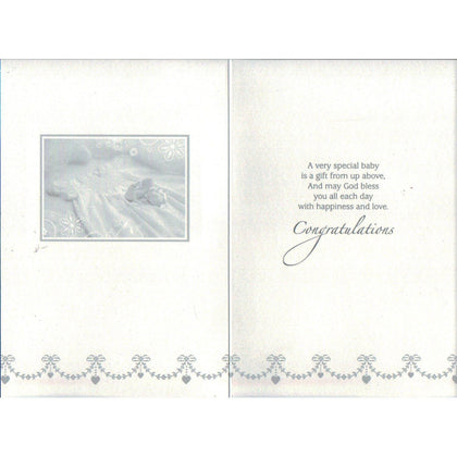 On Your Baby Girls Christening Day Card