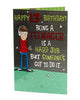 13 Year Old Teenage Boy Birthday Card