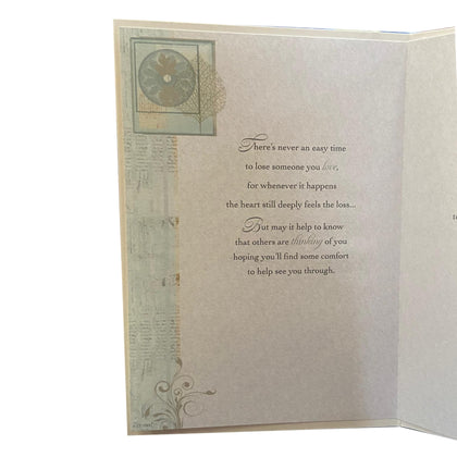 A Message Of Sympathy Card