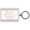 A Special Brother Celebrity Style World's Best Keyring