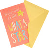 What A Star! Exams Pass Congratulations Card