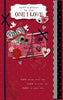 Happy Birthday One I Love Handmade Luxurious Card
