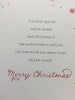 With Love At Christmas Die Cut Luxury Xmas Card Nice Message
