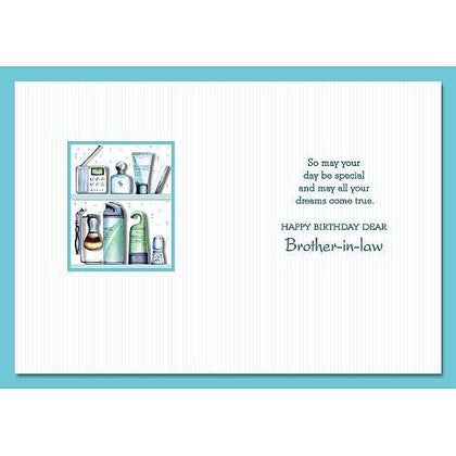 Brother in law Birthday Greetings Card