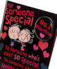 Special Valentine's Day Card for One I Love Poem Style Includes Badge