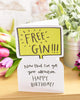 Gin Funny Birthday Card