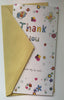 Sweet Butterflies Bird & Flowers Thank You Greeting Card