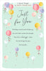 Just for You Sentimental Birthday Card by Helen Steiner Rice
